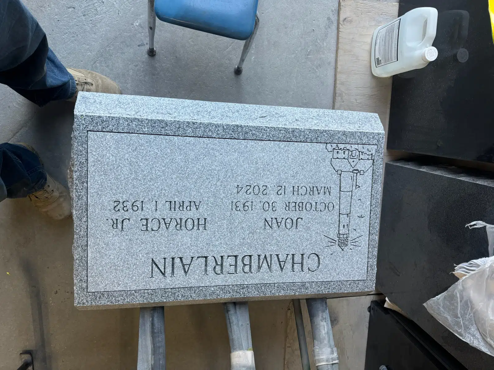 granite Jewish Monument hand-carved by NJ Jewish Monuments in NJ — image 4