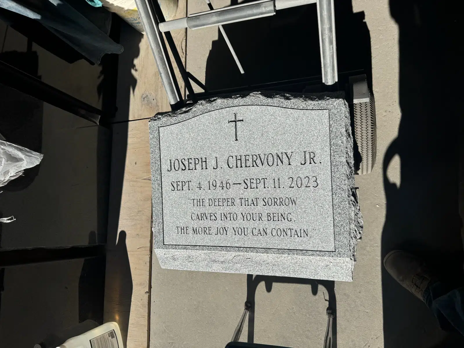 granite Jewish Monument hand-carved by NJ Jewish Monuments in NJ — image 5